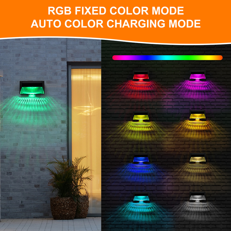 Ανερόστεγα RGB ηλιακά εξωτερικά φώτα για διακόσμηση κήπου