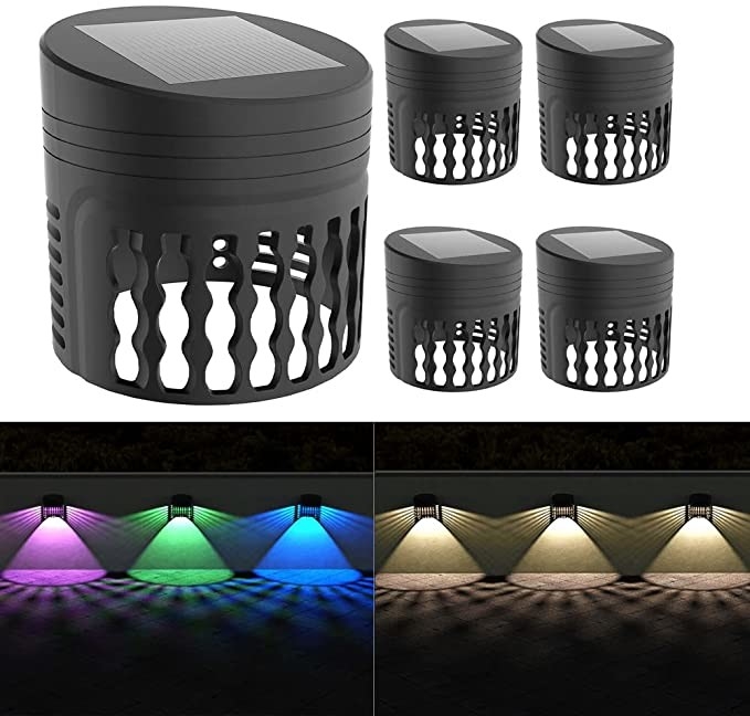 IP65 Wateproof Outdoor Solar Powered Fence Light Για διακόσμηση γκαζόν κήπου