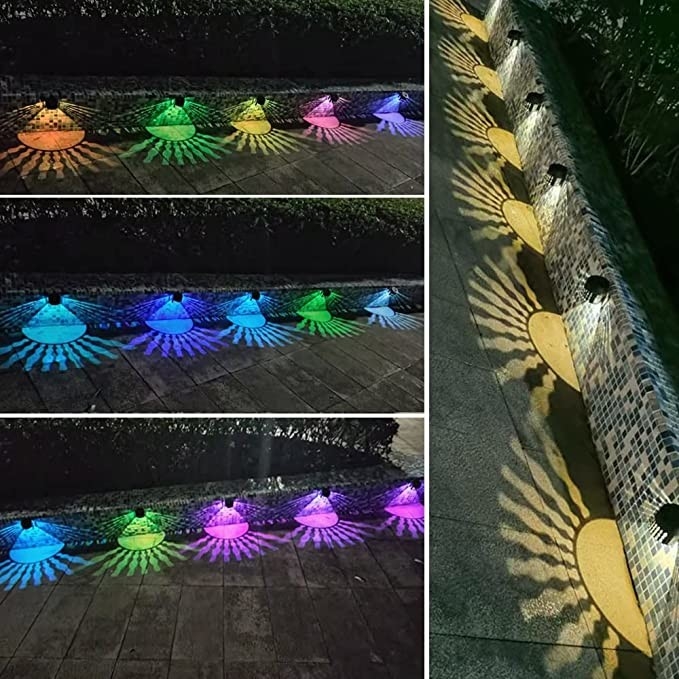 IP65 Wateproof Outdoor Solar Powered Fence Light Για διακόσμηση γκαζόν κήπου
