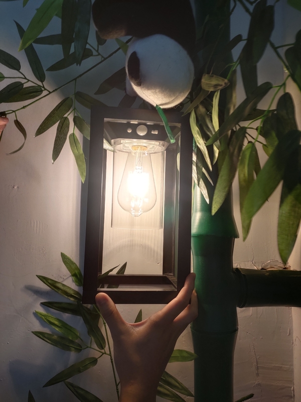 Εξωτερικό IP65 Αδιάβροχο Φράχτη Κήπου LED Φώτα Πάνω και Κάτω Ηλιακός αισθητήρας Φώτο τοίχου