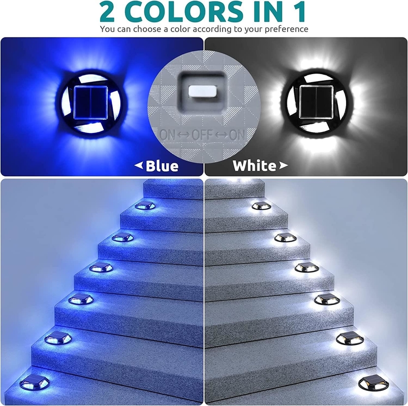 Αλουμινίου Ηλιακό LED Dock Lights Led Deck Lamp Για Βήμα Περπατητό Πεζοδρόμιο Σκάλα Κήπος Γήπεδο Pathway