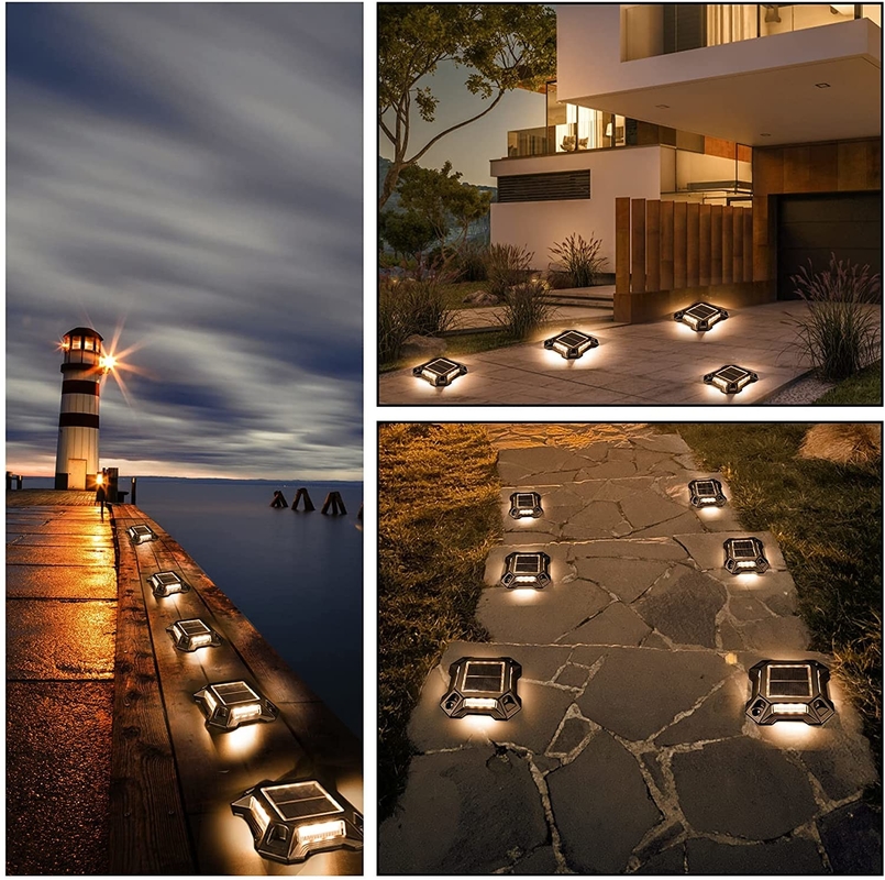 IP68 Αδιάβροχα Ασύρματα Εξωτερικά LED Ηλιακά Φώτα Δέκασης για Κήπο