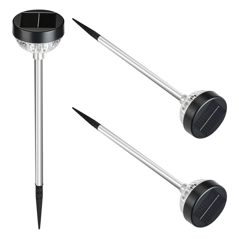 IP65 Αδιάβροχο ABS PC LED ηλιακά φώτα κήπου με ένταση φωτός 100LM / χωρητικότητα μπαταρίας 600mAh