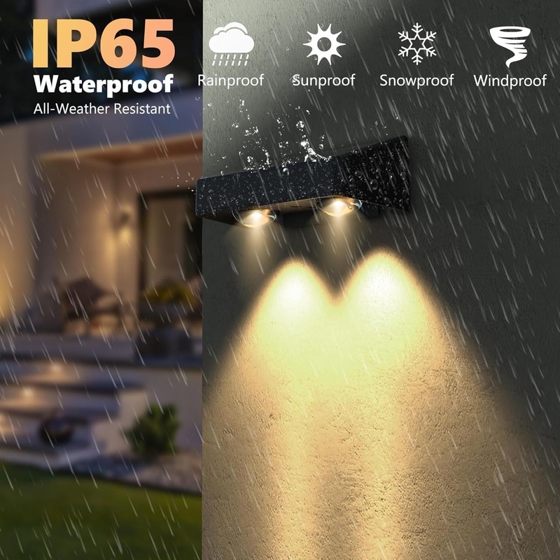 15 ώρες Εργασιακό χρόνο IP65 Αδιάβροχο Θερμό Λευκό RGB LED Ηλιακή ενέργεια Φως με μπαταρία 3.7V/1200MAH Τερνικό λίθιο