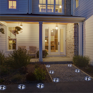 IP67 Αδιάβροχο Ηλιακό Led Dock Lights Led Deck Lamp Για Βήμα Πεζοδρόμιο Σκάλα Κήπος Γήπεδο Δρόμος