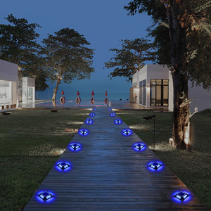 IP67 Αδιάβροχο Ηλιακό Led Dock Lights Led Deck Lamp Για Βήμα Πεζοδρόμιο Σκάλα Κήπος Γήπεδο Δρόμος