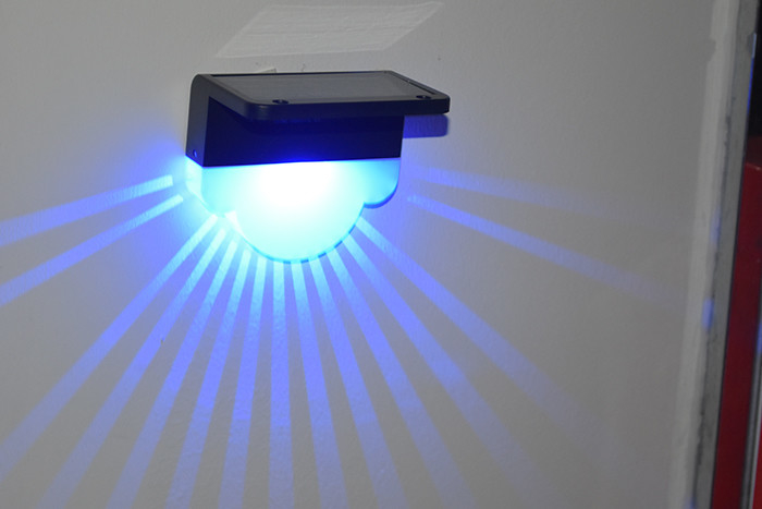 ABS PC Ηλιακό LED φώτα κήπου εξωτερικά Ηλιακή λαμπτήρα Ηλιακό φράχτη φώτα