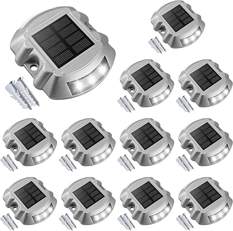 107*95*23mm Ηλιακή ενέργεια Οδική Φώτιση LED Αντανακλαστικό Φως εδάφους Δρόμος Οροφή Οροφή Προειδοποιητικό Φως