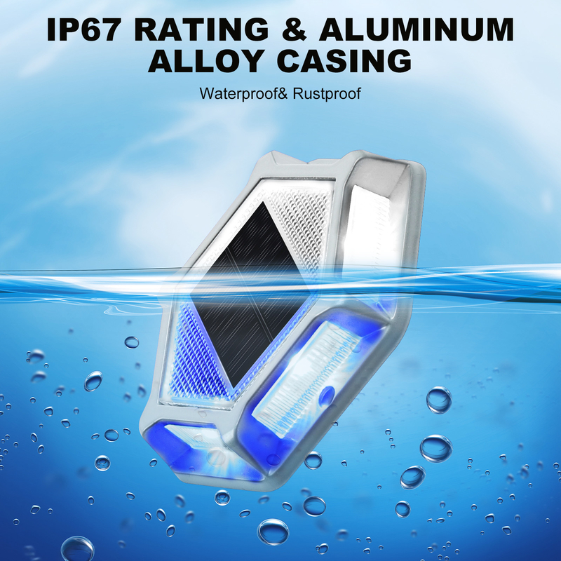 IP68 Αδιάβροχο ηλιακό φως αποβάθρας 2V Εγκατάσταση βίδες Φως LED για φωτισμό ασφαλούς αποβάθρας
