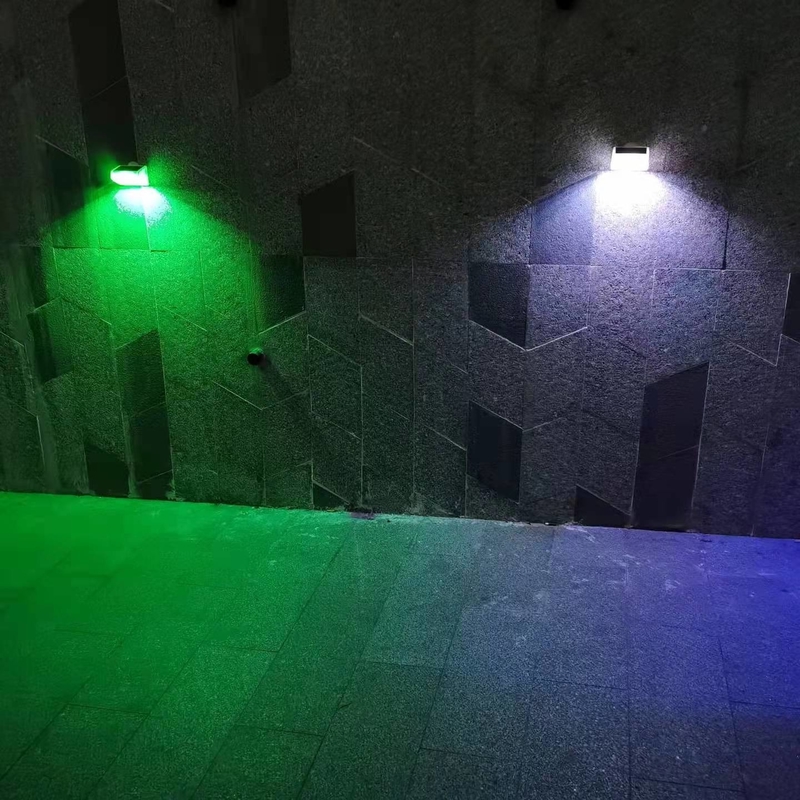 LED ηλιακό φως τοίχου με ABA PC Shell RGB αναπνευστική λειτουργία για εξωτερικό φωτισμό