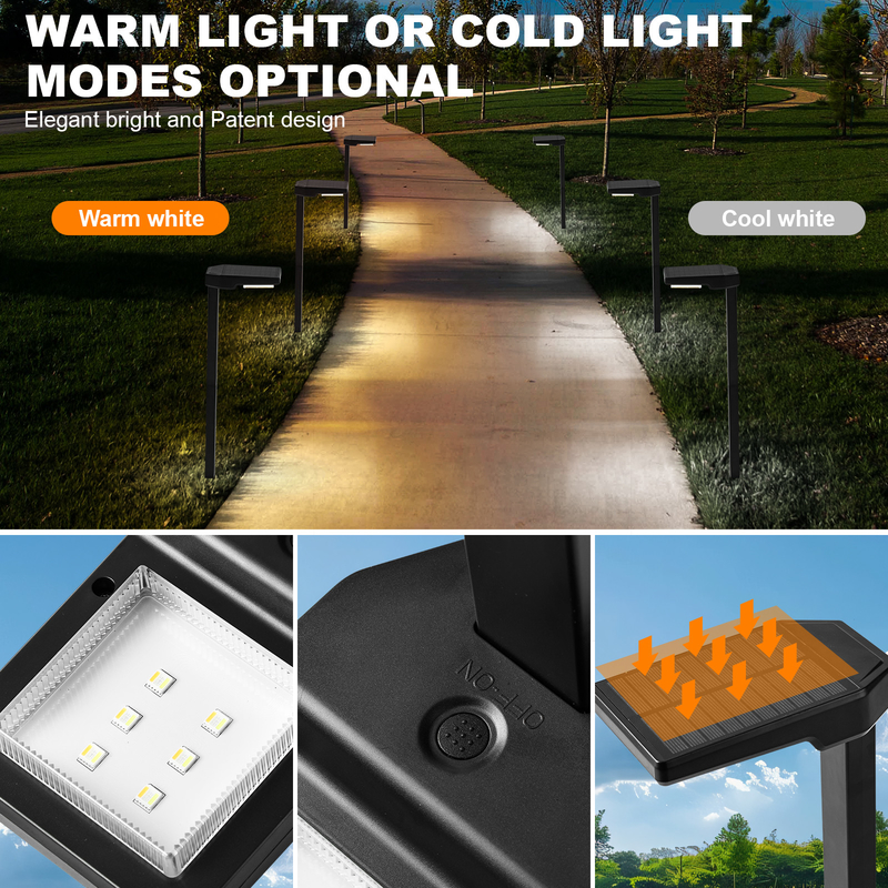 15ωρο ηλιακό φως LED IP65 αδιάβροχο για -20-70 βαθμούς Κελσίου Περιβάλλον αυτόματο ενεργοποίηση / απενεργοποίηση