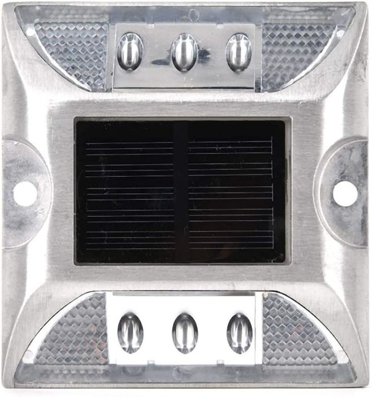 Ηλιακή οδική άκρη με μέγεθος 103*106*24mm και LED ανακλαστικό φως προειδοποίησης κυκλοφορίας 330g