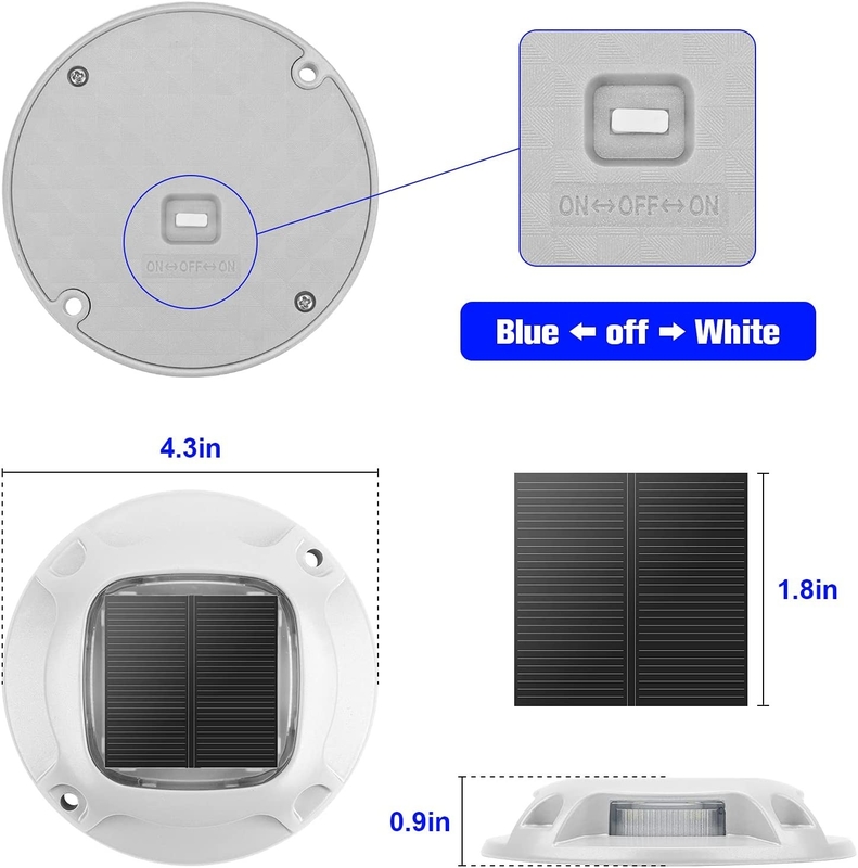 Πυρόστακτα ηλιακά φωτιστικά IP67 LED Ηλιακό φως για εξωτερικό φωτισμό