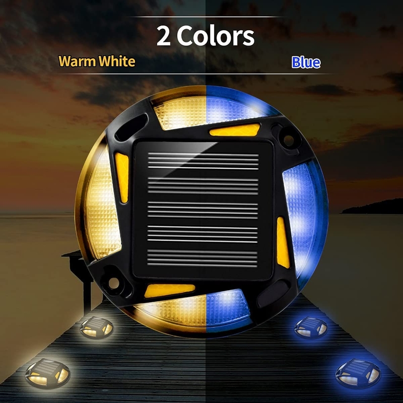 2V ηλιακό φως αποβάθρας Bule/Cold White 108*21 MM για εφαρμογές αποβάθρας