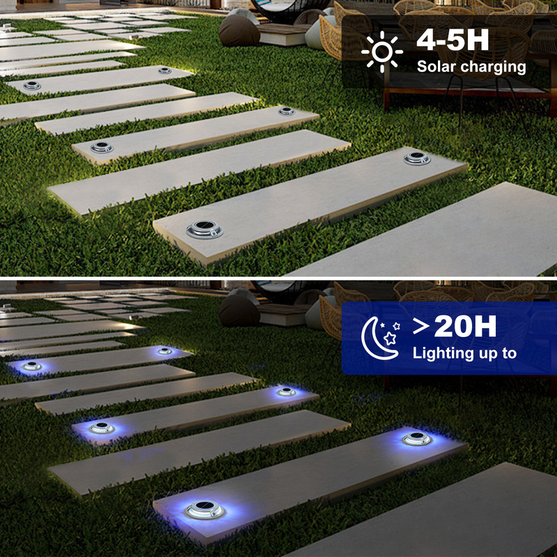 2V LED Solar Dock Light Αλουμινίου PC Στροφή Εγκαταστημένο Λεκάνιο 3t 115*22.5MM