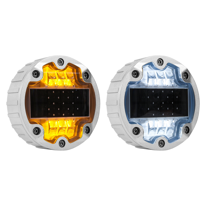 6 LED Beads Ηλιακοί οδικοί δείκτες διάρκεια ζωής ≥50000h 143*53mm Για μακροπρόθεσμη επένδυση