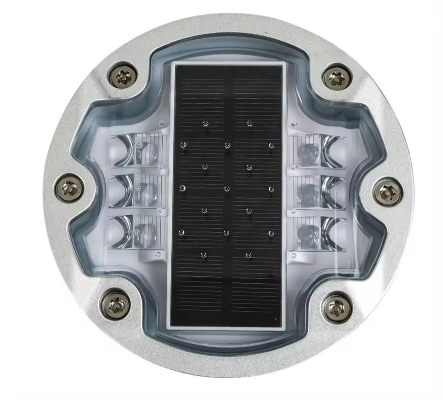 6 LED Beads Ηλιακοί οδικοί δείκτες διάρκεια ζωής ≥50000h 143*53mm Για μακροπρόθεσμη επένδυση