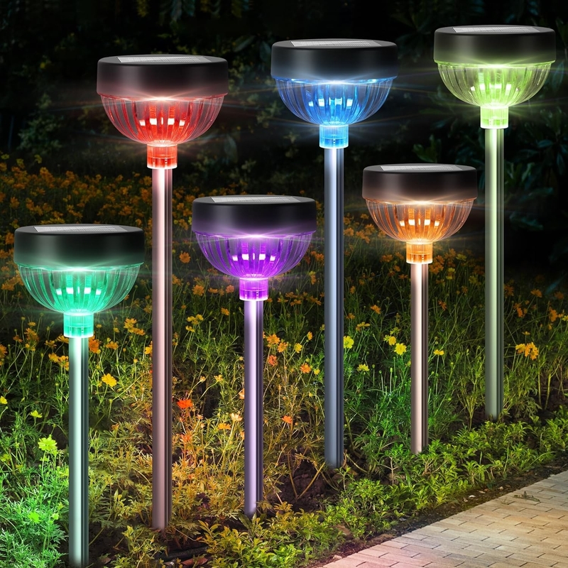 RGB LED Φως IP65 εξωτερικό Ανερόφθαλμο Ηλιακό Φως με αυτόματο ενεργοποίηση / απενεργοποίηση και 15 ώρες λειτουργίας