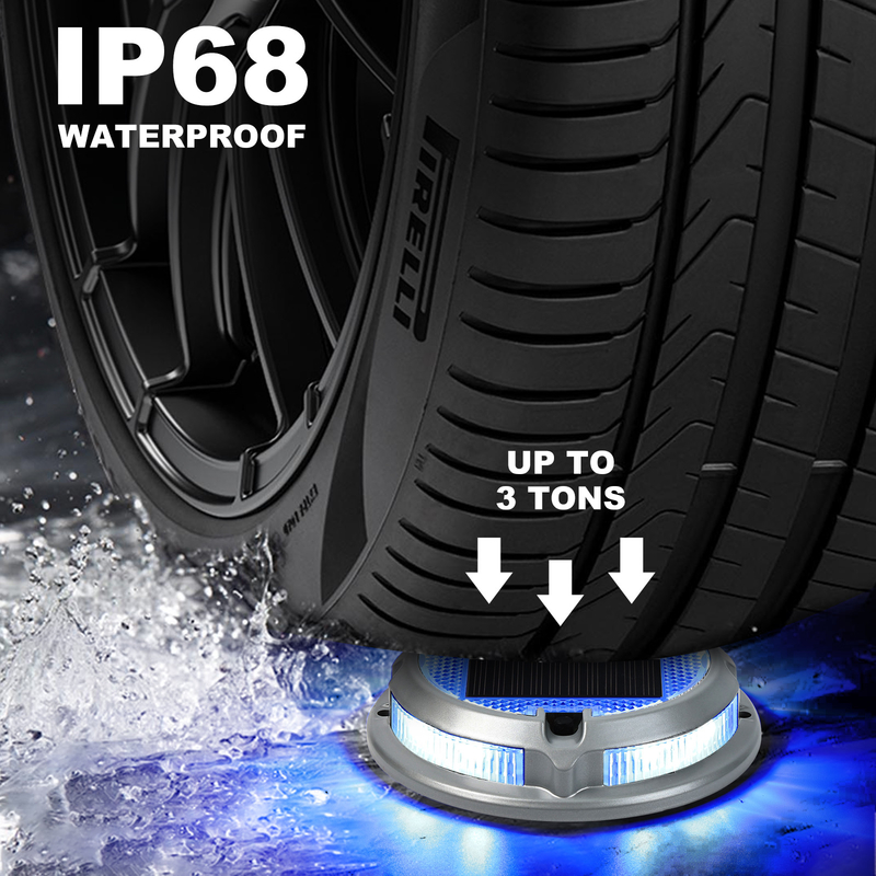 1200mAh μπαταρία RGB Ηλιακό φωτισμό για μακροχρόνιο εξωτερικό φωτισμό 110*22MM