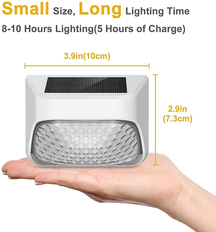 Εξωτερικά ηλιακά φράχτη φώτα με 20 Lumen IP65 Αδιάβροχο LED ηλιακό φράχτη διακόσμηση
