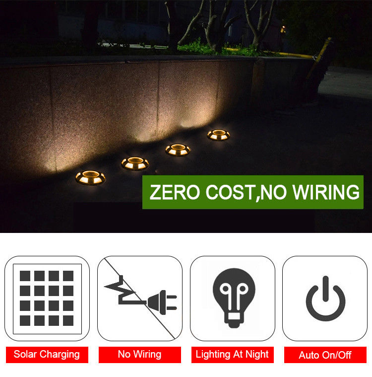 IP67 αδιάβροχα αργιλίου ηλιακά φω'τα πατωμάτων γεφυρών ελαφριά ηλιακά για τη διακόσμηση εχθρών διαβάσεων