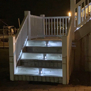 Αλουμινένιο Ηλιακή Νάρκη φωτεινή βίδα εγκατάσταση 7,1 X 5,3 X 4,3 ίντσες