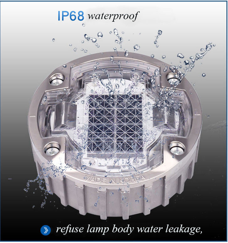 LED Ηλιακοί Δρόμοι 2V Αδιάβροχοι IP68 0.825KG Φωτισμένοι δείκτες ασφάλειας διαδρομής