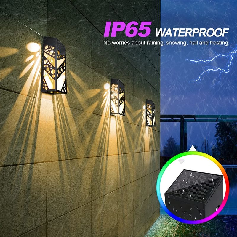 4.5 ώρες φόρτισης Ηλιακό φράχτη Φως για εύκολη φροντίδα εξωτερικό φωτισμό