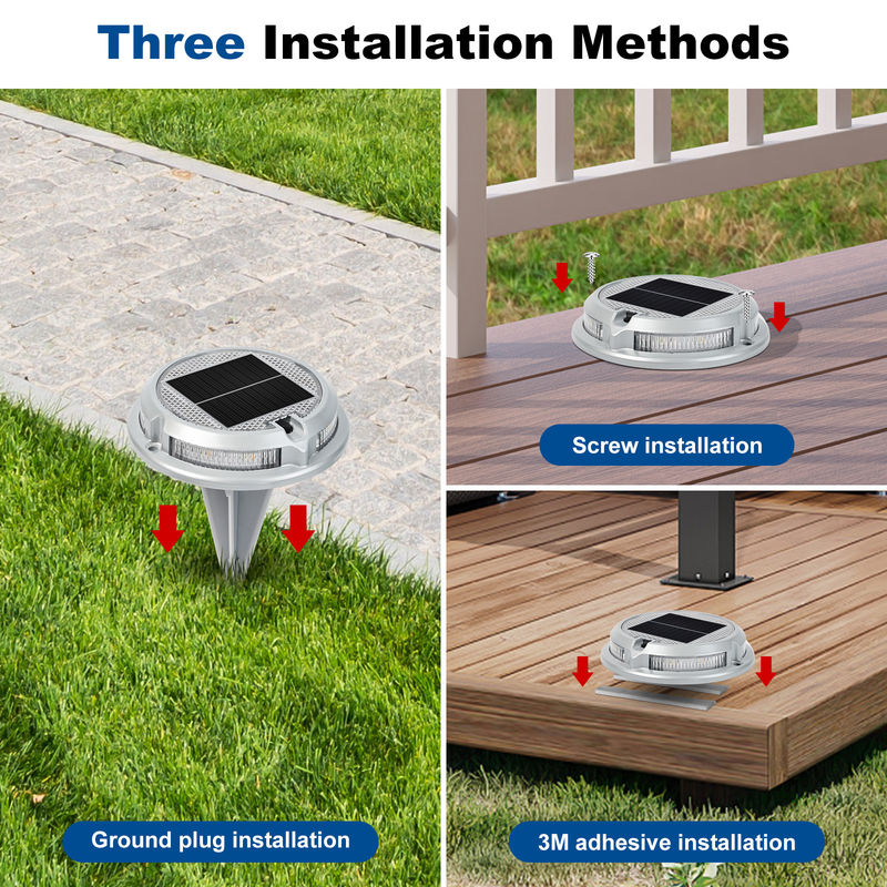 IP68 Αδιάβροχα ηλιακά οδικά σήματα για την ασφάλεια με υλικό PC από κράμα αλουμινίου και φιλικό προς το περιβάλλον σχεδιασμό