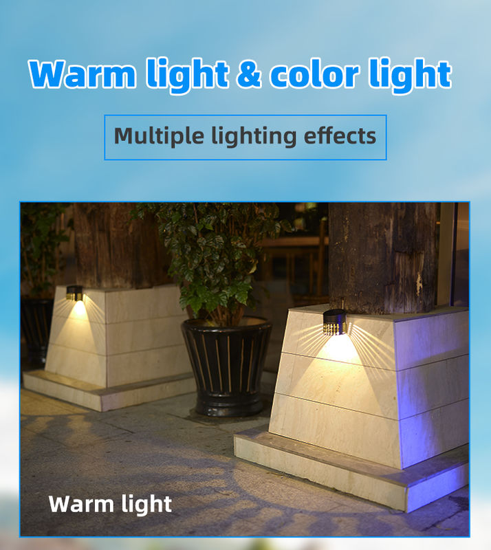 50000 ώρες διάρκεια ζωής Ηλιακό φράχτη Φως με 120 ° γωνία δέσμης και 2 ετών εγγύηση για εξωτερική διακόσμηση κήπου