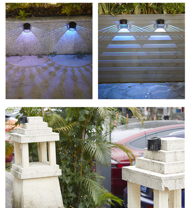 50000 ώρες διάρκεια ζωής Ηλιακό φράχτη Φως με 120 ° γωνία δέσμης και 2 ετών εγγύηση για εξωτερική διακόσμηση κήπου