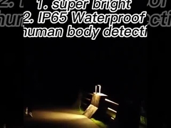 φω'τα αισθητήρων κινήσεων των ηλιακών τροφοδοτημένα οδηγήσεων