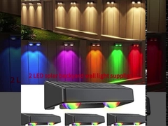 4.5 ώρες φόρτισης Ηλιακό φράχτη Φως για εύκολη φροντίδα εξωτερικό φωτισμό